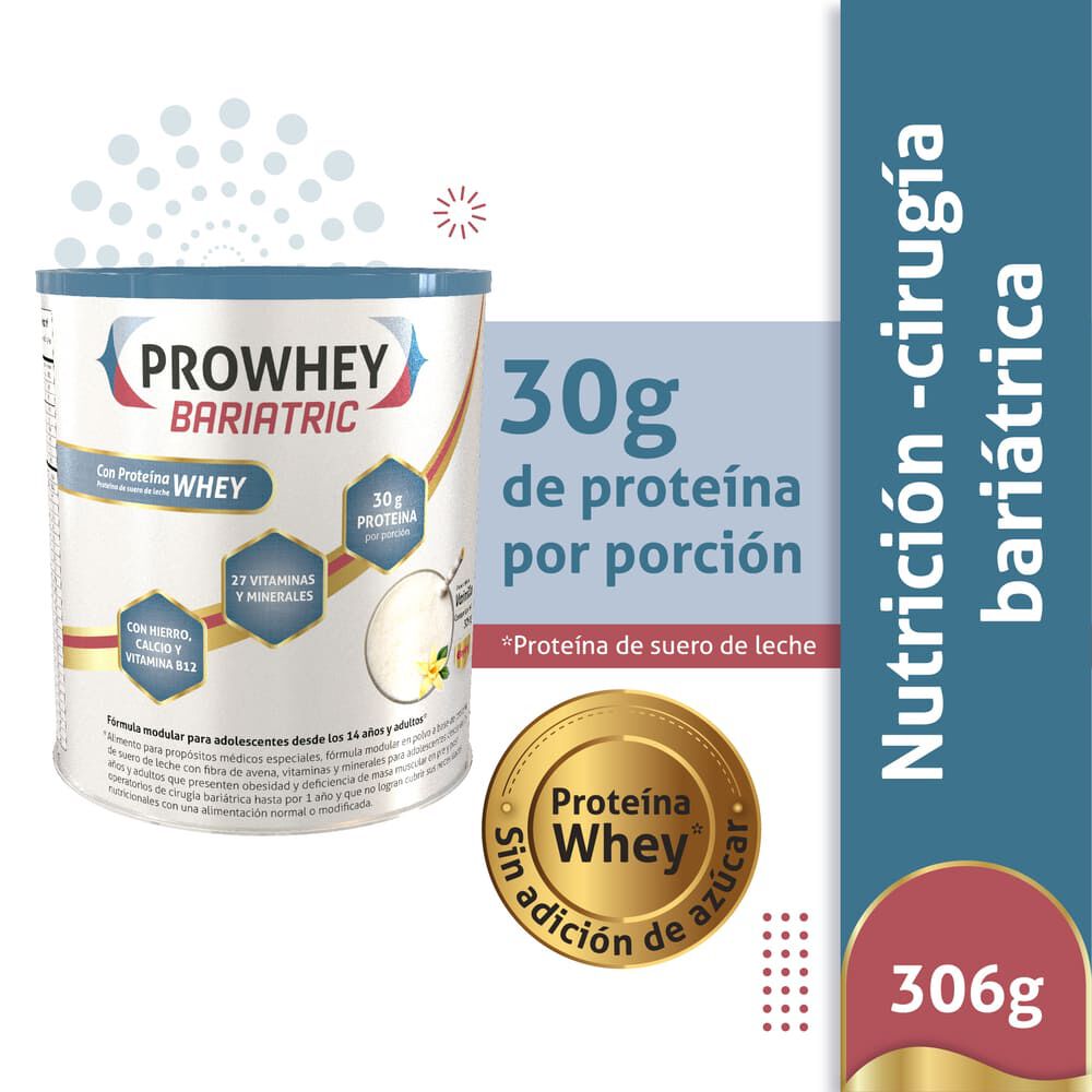 Prowhey Bariatric Boydorr Vainilla Lata X 306Gr
