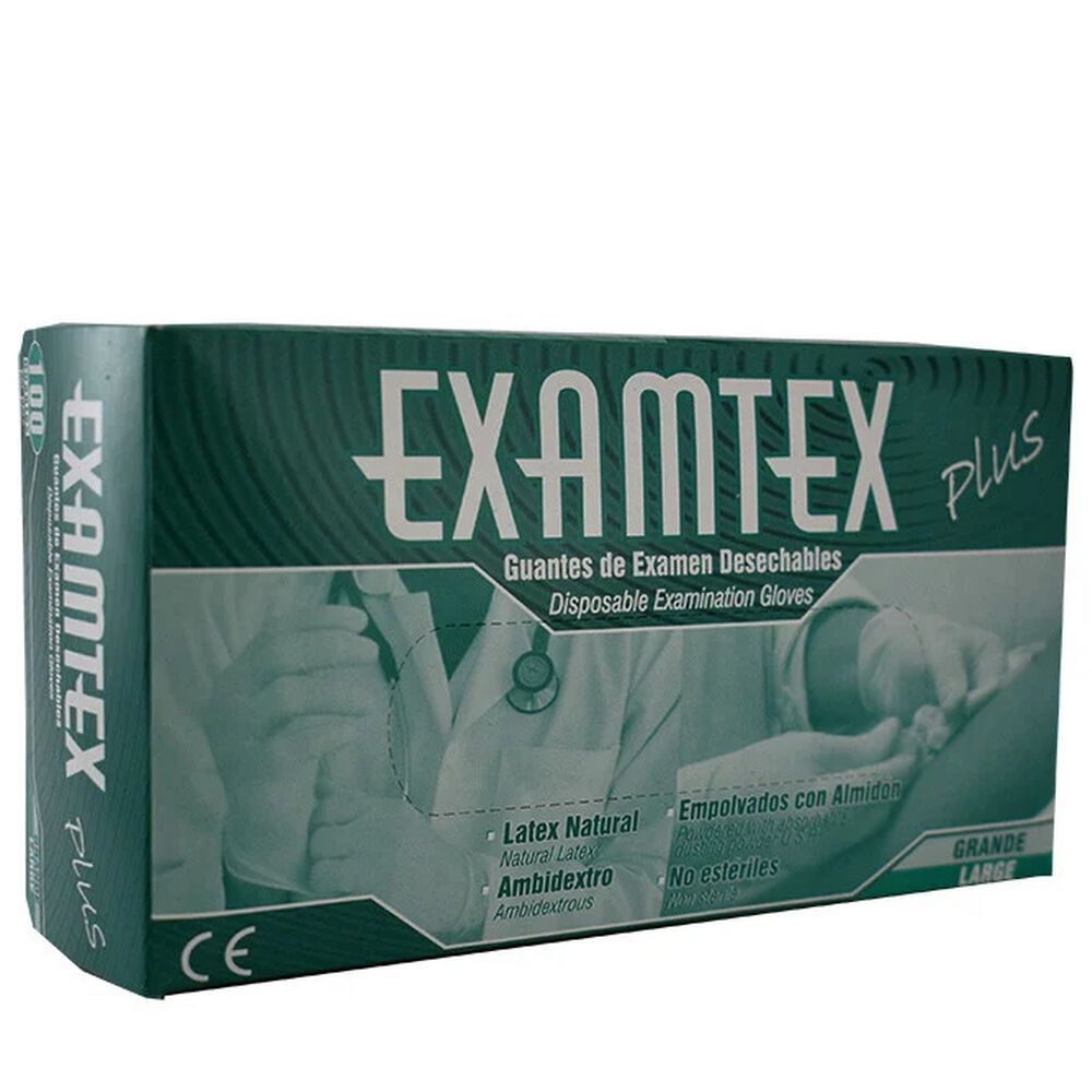 Guante-De-Examen-Desechable-Caja-X-100-Examtex-Talla-L-imagen