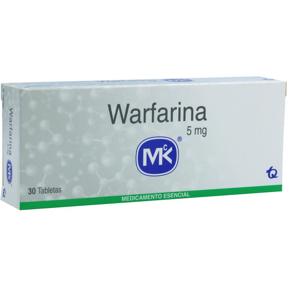 Warfarina 5Mg Tableta Caja X 30 Mk