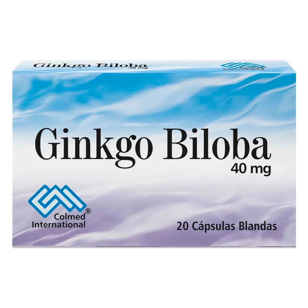 Ginkgo Biloba 40Mg Capsulas Caja X 20 Colmed