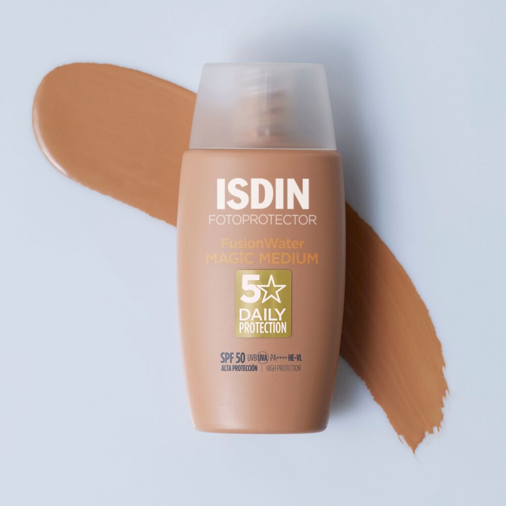 Fotoprotector-Isdin-Fusion-Water-Color-Medium-SPF-50+-Frasco-X-50mL-imagen-2