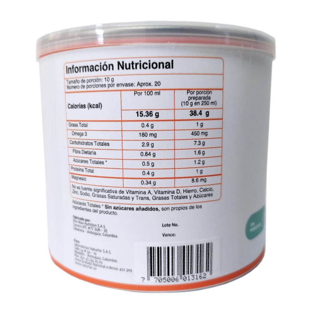 Alimento-En-Polvo-Natuur-Linaza-Semillas-De-Chia-Y-Fibra-Prebiotica-Tarro-X-200Gr-imagen-2