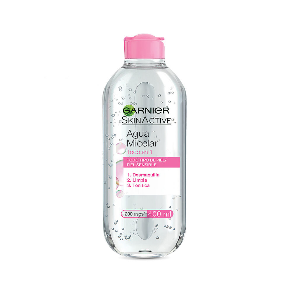 Agua Micelar Garnier Skin Active Todo En 1 400Ml