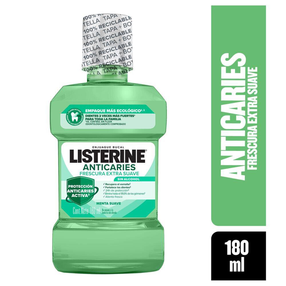 Enjuague-Bucal-Anticaries-Listerine-Frasco-X-180Ml-Zero-Alcohol-Menta-imagen-1