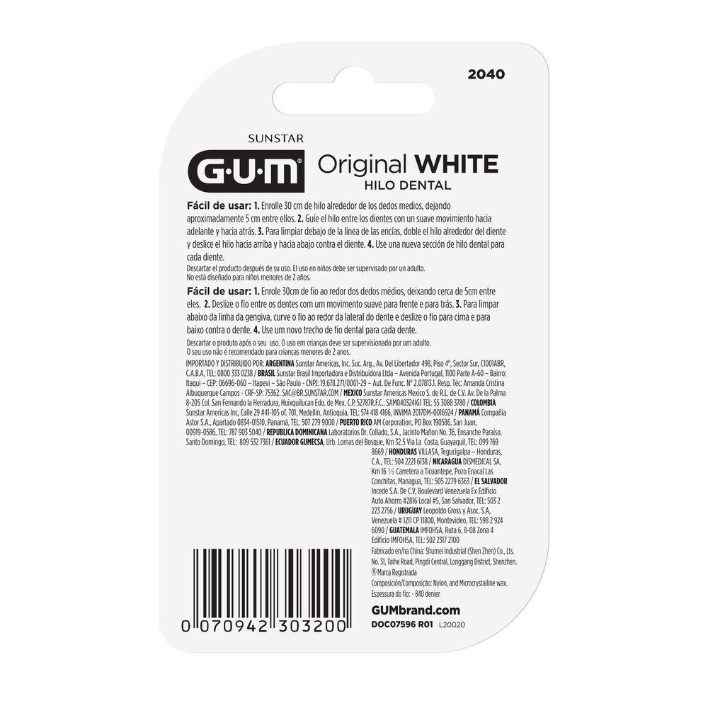 Hilo-Dental-Original-White-Sobre-por-1-Gum-40M-imagen-2