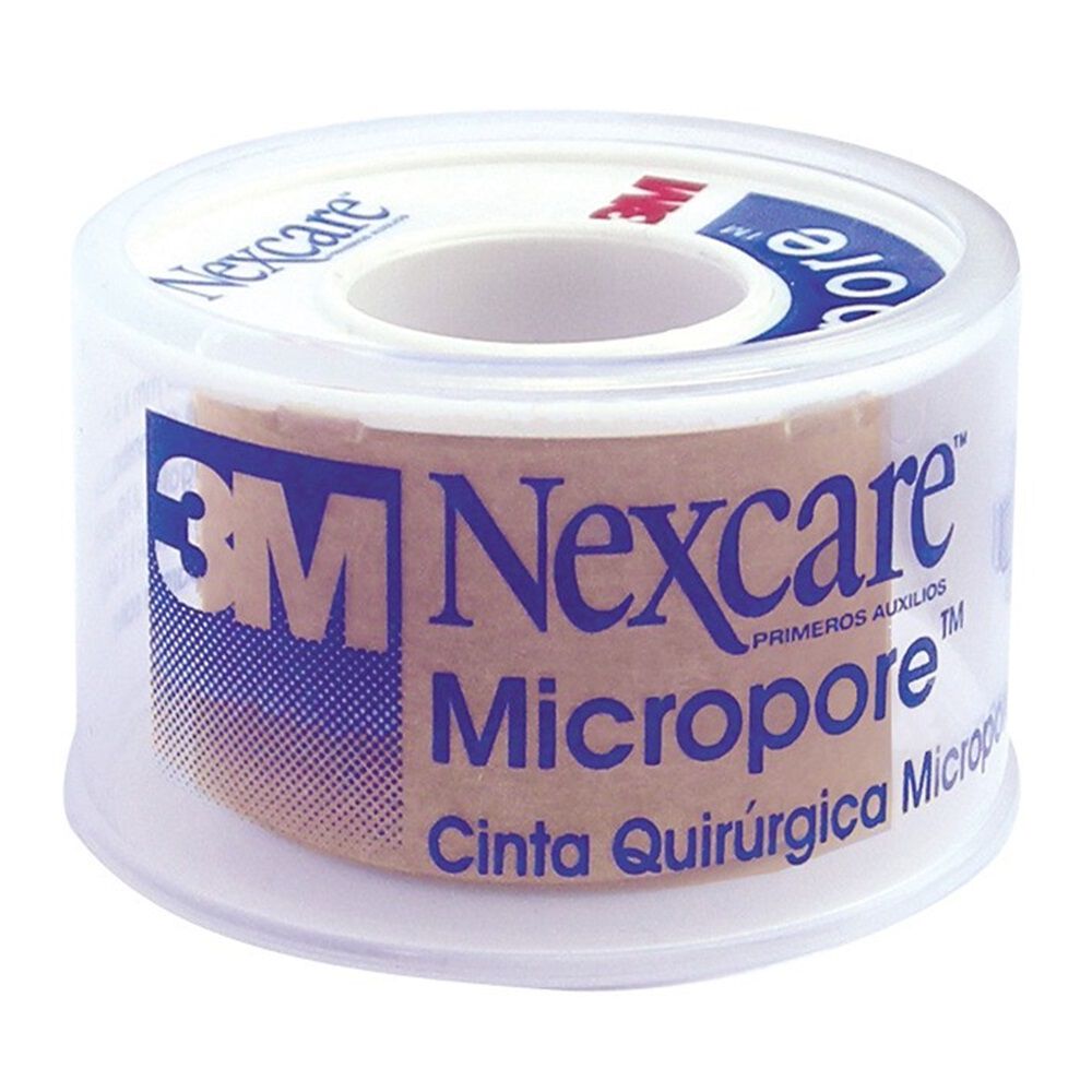 Micropore-Nexcare-Piel-Caja-Individual-1-Sobre-12Mm-X-5M-imagen-1