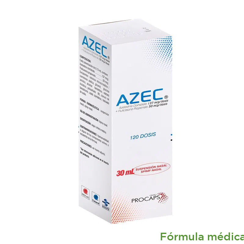 Azec (137+50)Mcg/Dosis Susp Nas Frasco X 30Ml X 120 Dosis