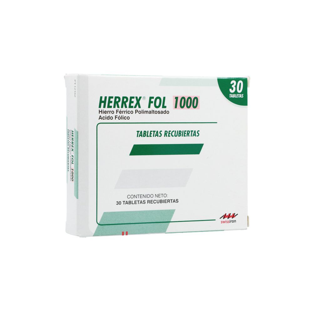 Herrex-Fol-100Mg+1000Mcg-Caja-X-30-Tabletas-imagen