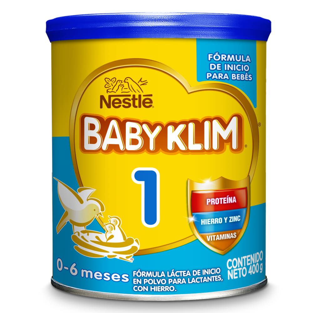 Formula Lactea Etapa 1 Polvo Baby Klim Tarro X 400Gr
