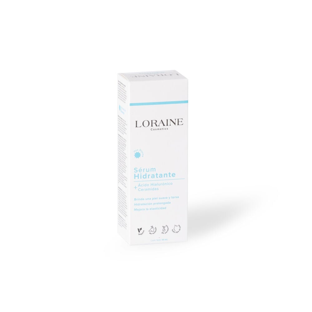 Serum-Hidratante-Loraine-Cosmetics-Acido-Hialuronico-+-Ceramidas-Frasco-por-30Ml-imagen-1