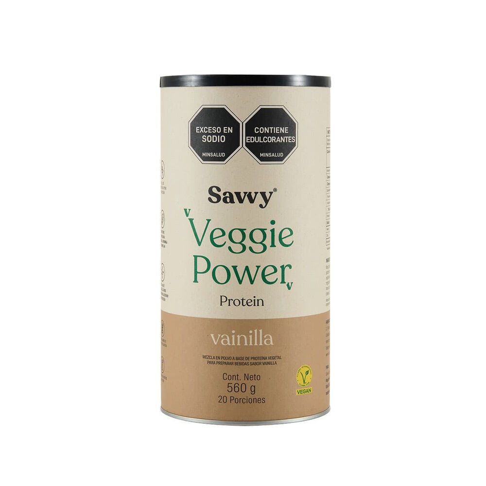 Proteina-Veggie-Powder-Savvy-Tarro-X-560Gr-Vainilla-imagen-1