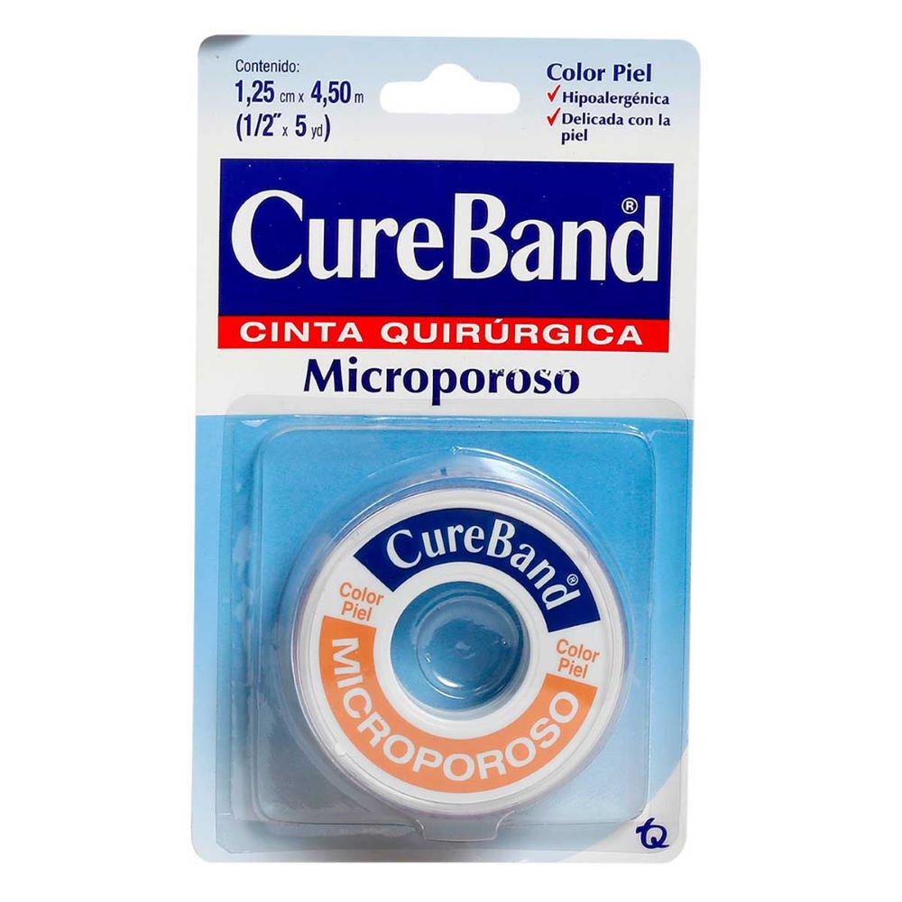 Micropore Sobre X 1 Cureband 1.25Cm X 4.50M