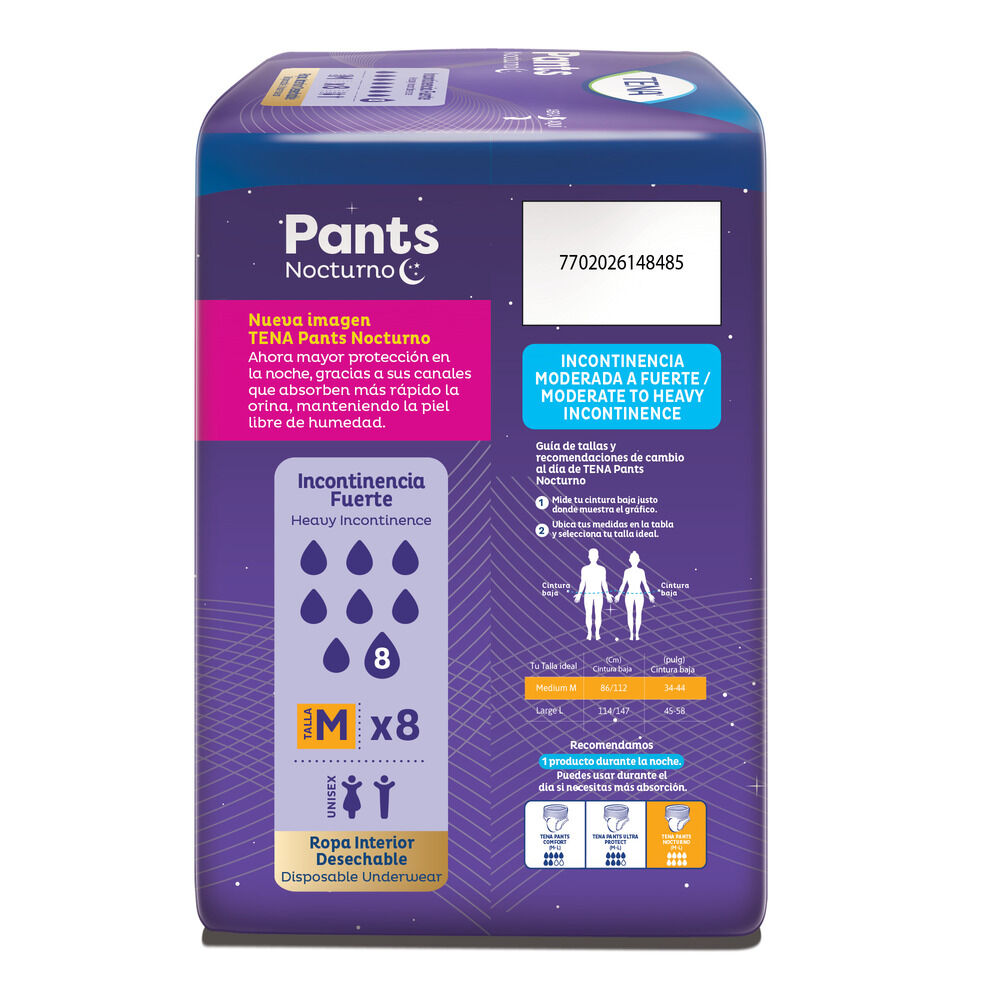 Pants-Nocturno-Tena-Ropa-Interior-Absorbente-Desechable-Paquete-X-8-Talla-M-imagen-3