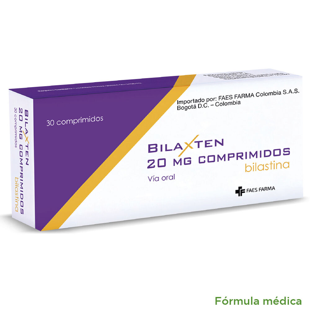 Bilaxten 20Mg Tableta Caja X 30
