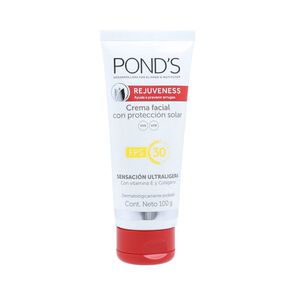 Crema-Facial-Ponds-Tubo-X-100-G-Rejuveness-Fps-30+-imagen