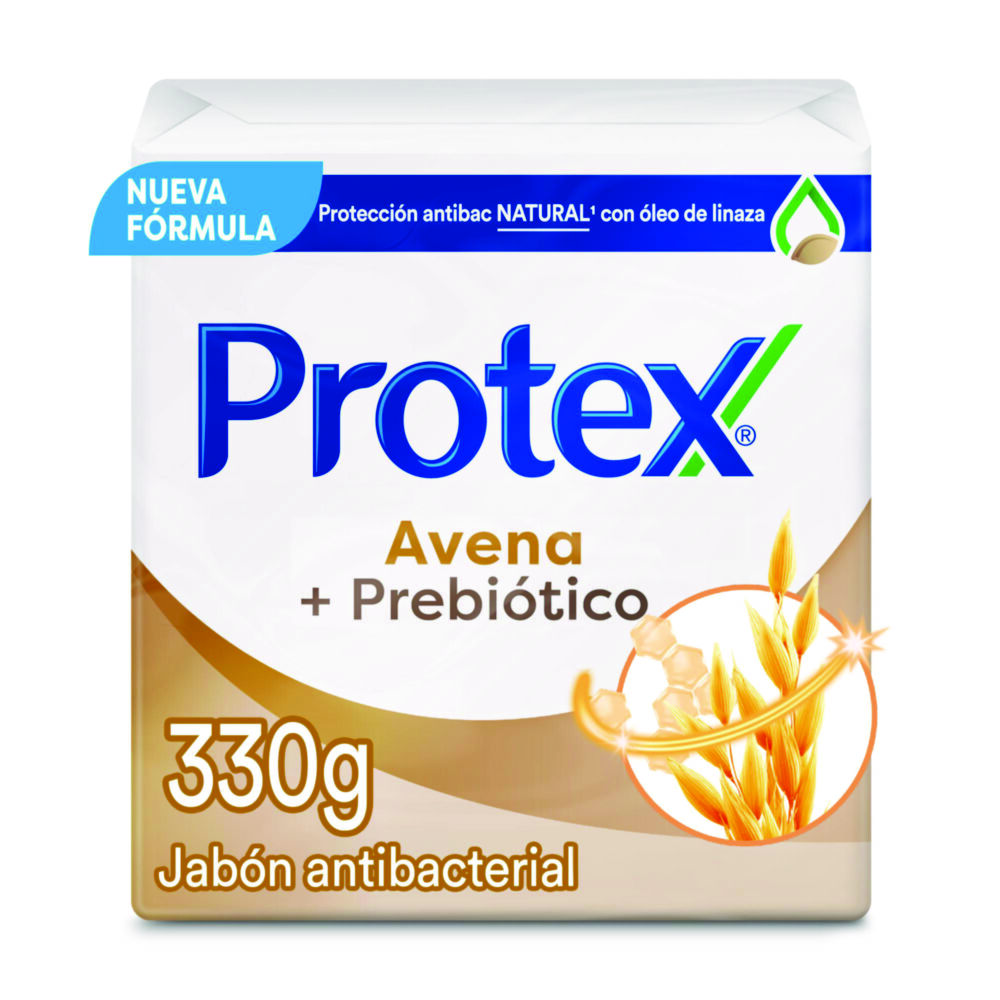 Jabon Antibacterial Avena Protex Paquete X 3Barras X 110Gr
