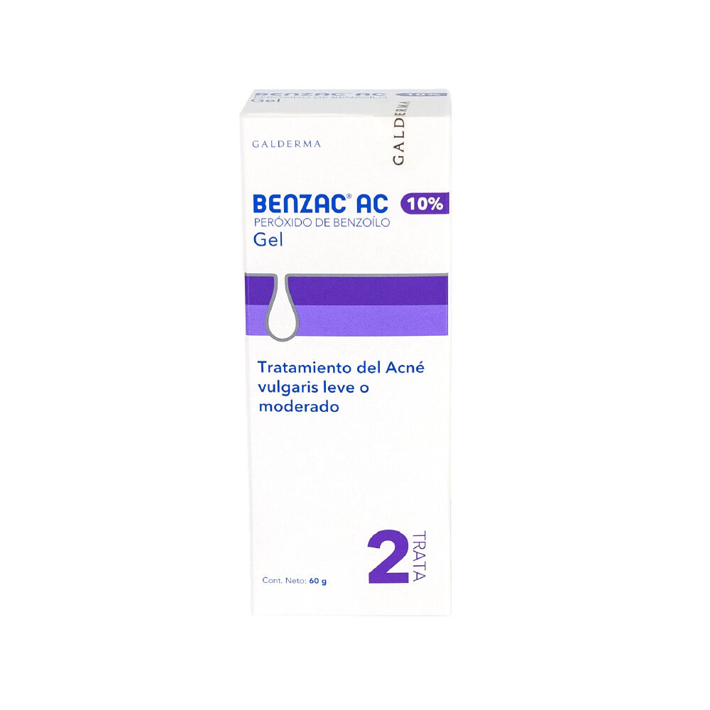 Benzac Ac Gel 10% Tubo X 60 Gr