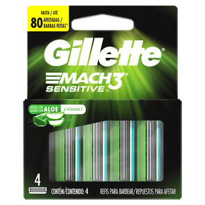 Gillette-Mach-3-Sensitive-Respuesto-Sobre-X-4-imagen