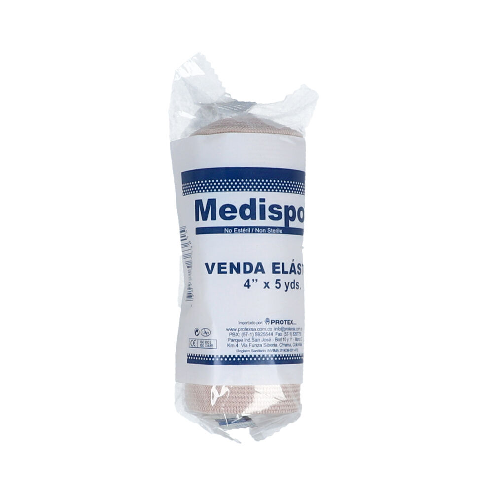 Venda Elastica Sobre X 1 Medispo 4 Pulg X 5Yd