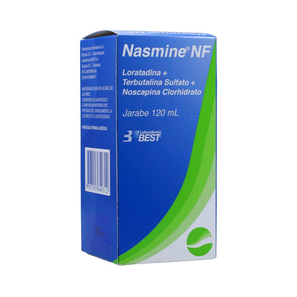 Nasmine Nf Jarabe Frasco X 120 mL