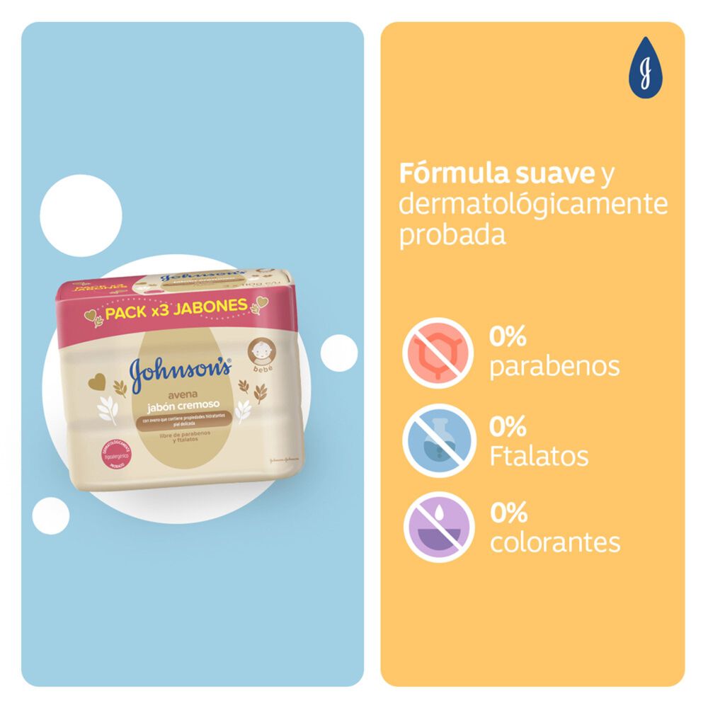 Jabon-Cremoso-Avena-Jhonsons-Bebe-Paquete-X-3Barras-X-110g--imagen-4