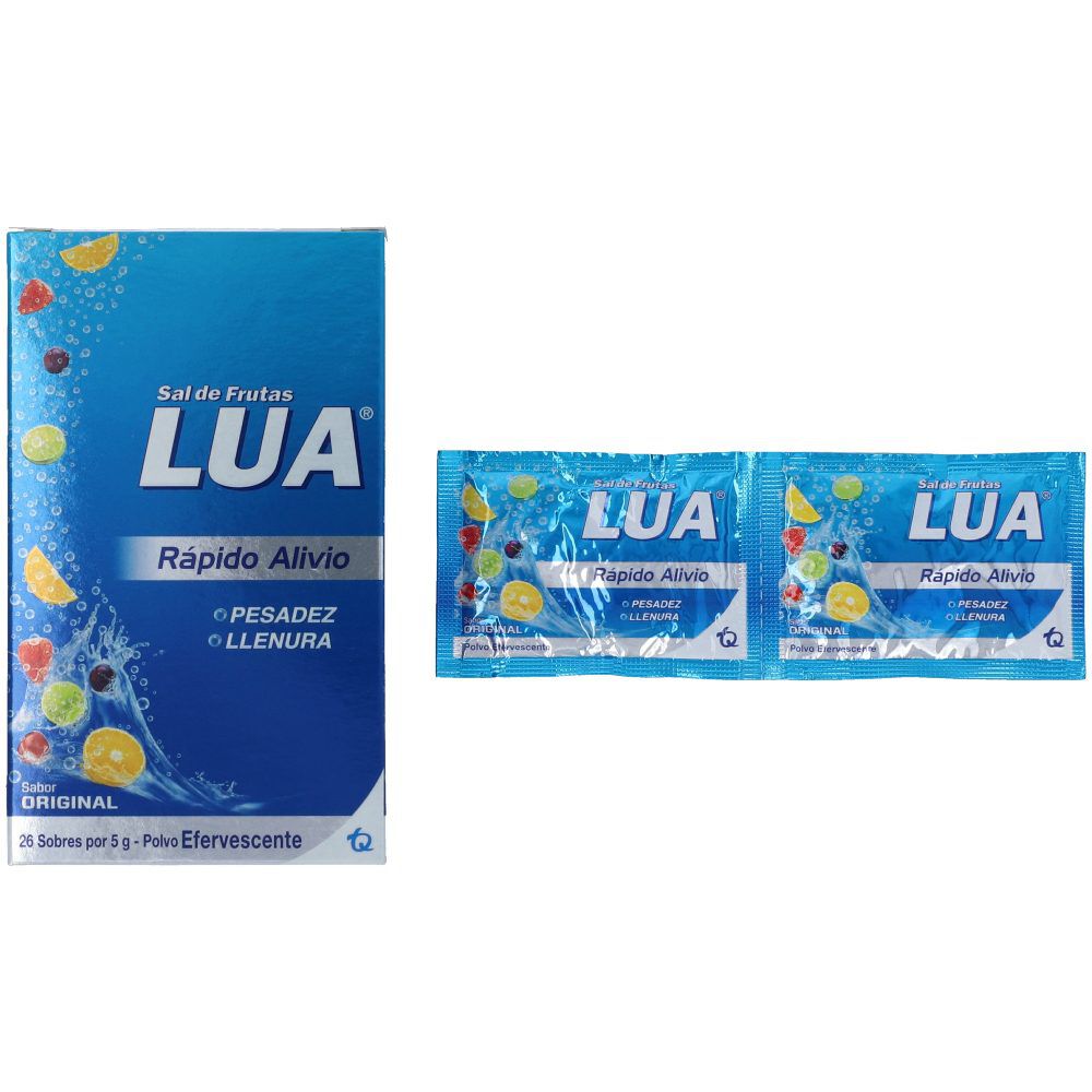 Sal De Frutas Lua Rapido Alivio Polvo Oral Sobre