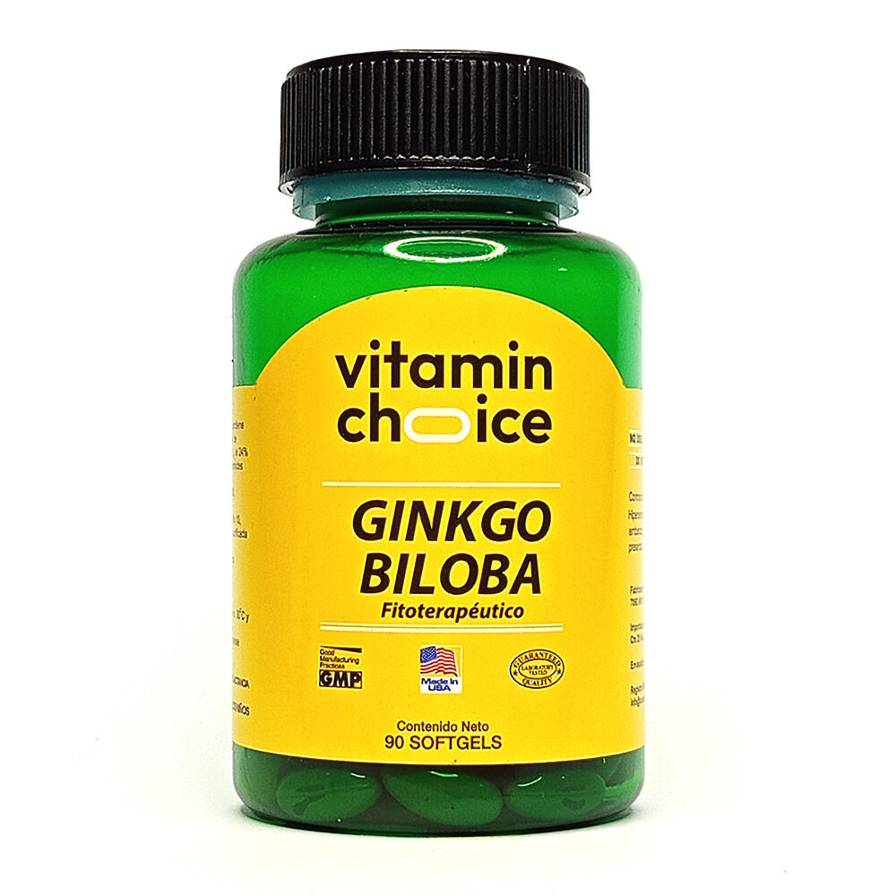 Ginkgo Biloba 80Mg Capsulas Blandas Frasco X 90 Vitamin Choice