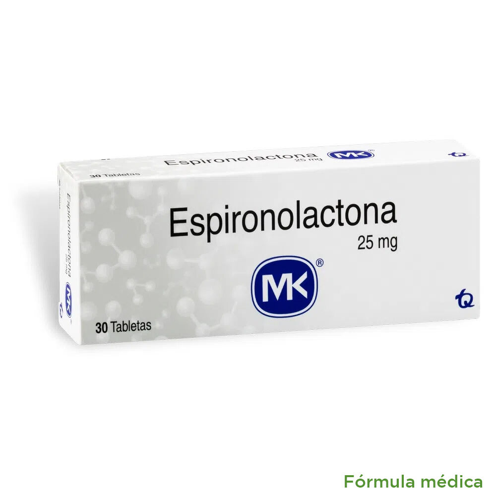 Espironolactona Mk 25 Mg Caja x 30 Tabletas