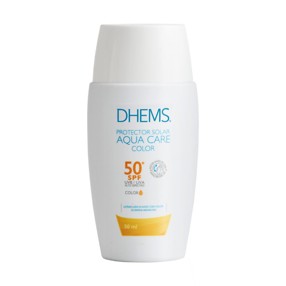 Protector Solar Aqua Care Dhems Spf50+ Color Frasco X 50Ml