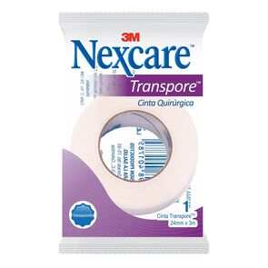 Transpore-Cinta-Quirurgica-Bolsa-X-1Rollo-3M-Nexcare-24Mm-X-3M-Blanco-imagen