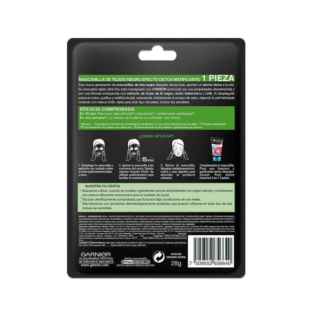 Mascarilla-En-Tela-Garnier-Skinactive-Pure-Carbon-Sobre-X-28Gr-Negro-imagen-3
