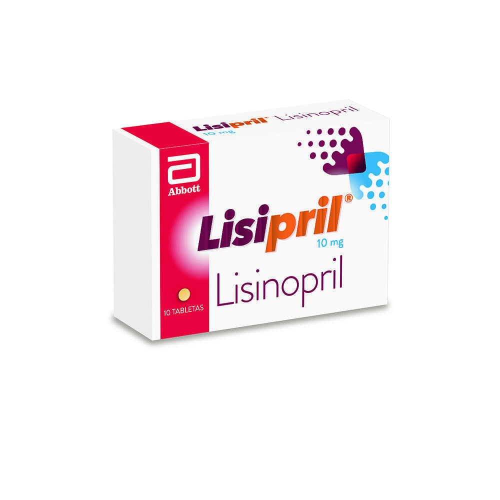 Lisipril 10Mg Caja X 10 Tabletas