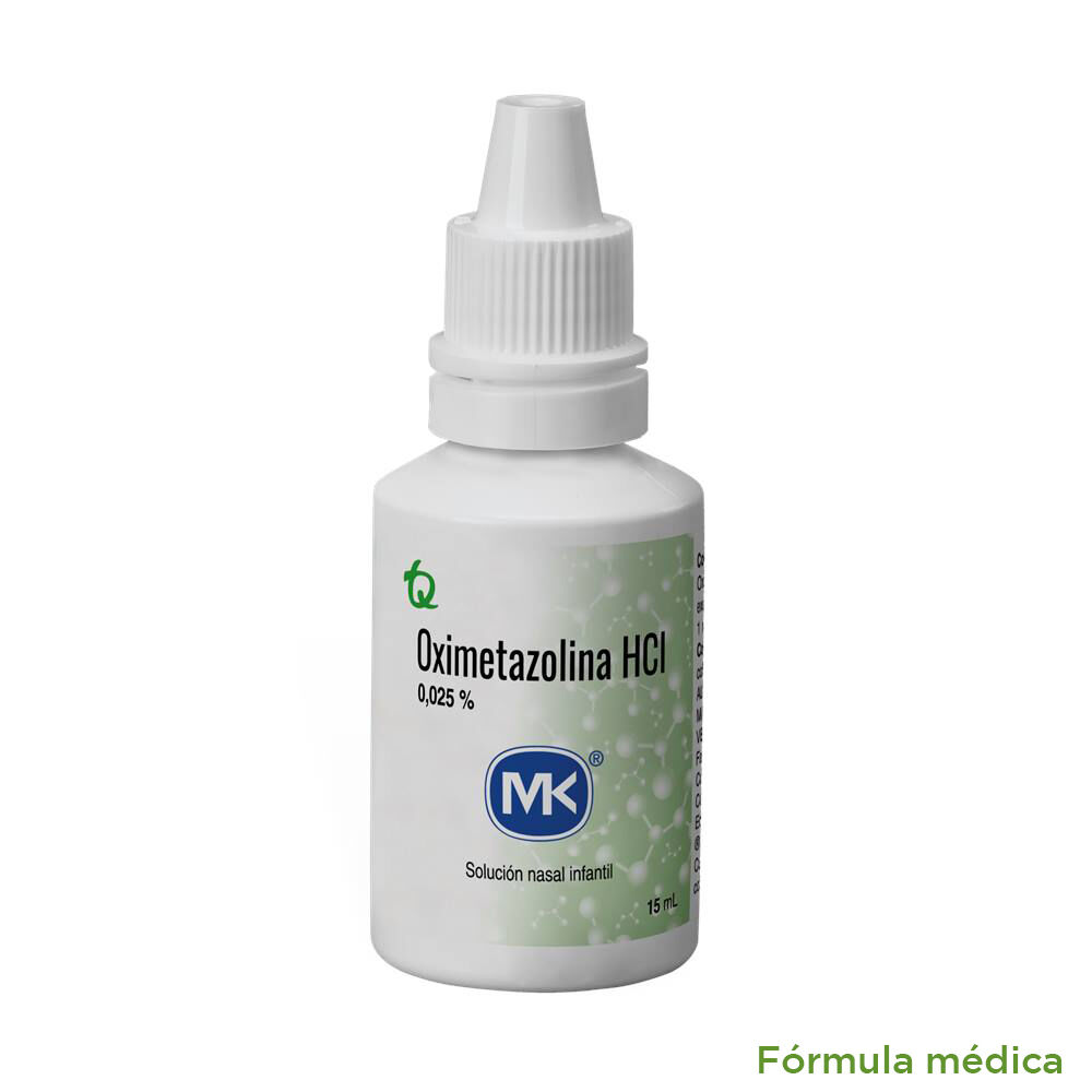 Oximetazolina Hcl 0.25Mg/Ml(0.025%) Solución Nasal Frasco X 15Ml Mk