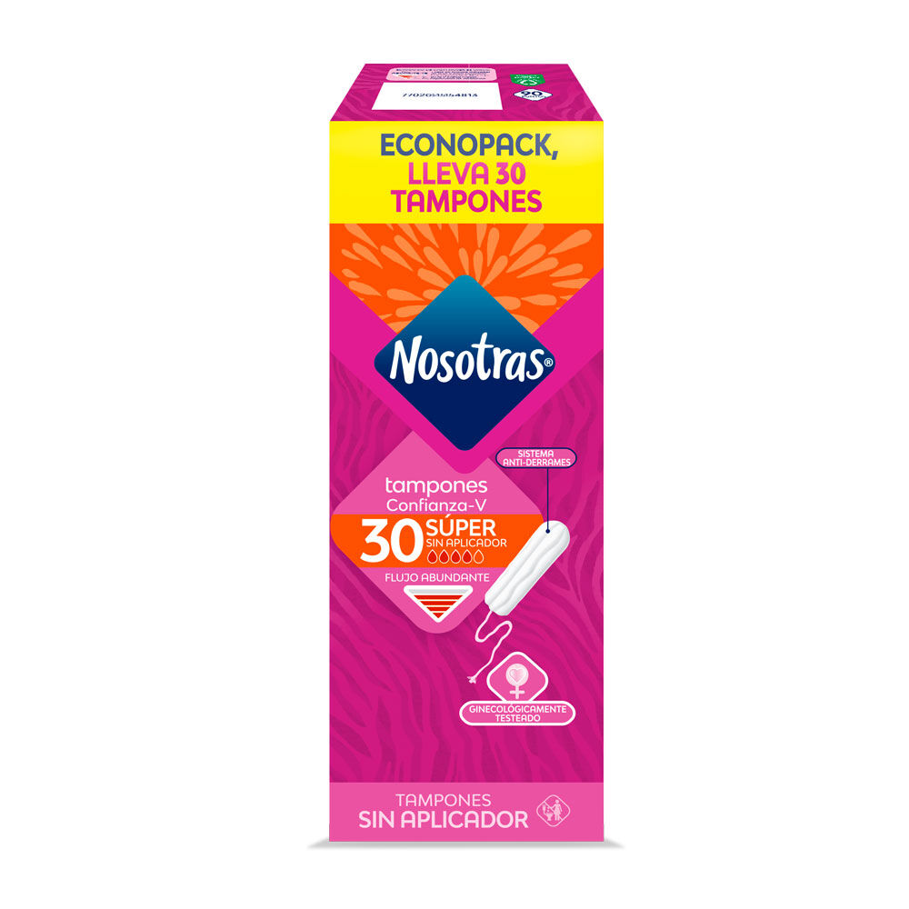 Tampones-Nosotras-Super-Sin-Aplicador-Econopack-Caja-X-30-Und-imagen-2