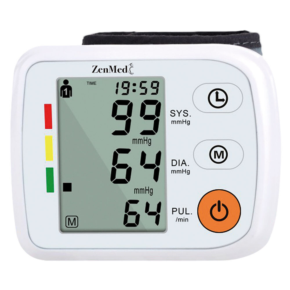 Tensiómetro-Electrónico-Automático-De-Muñeca-Caja-X-1-Unidad-Zenmed-imagen