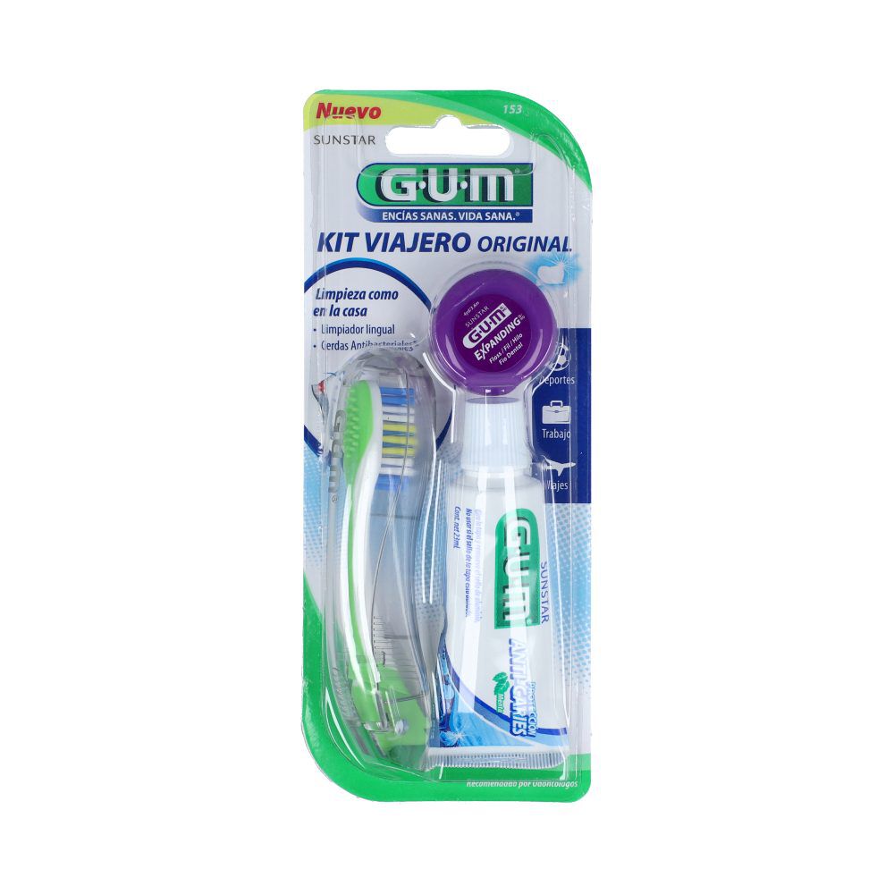 Kit Viajero Whitening (Crema Dental + Cepillo + Seda Dental)