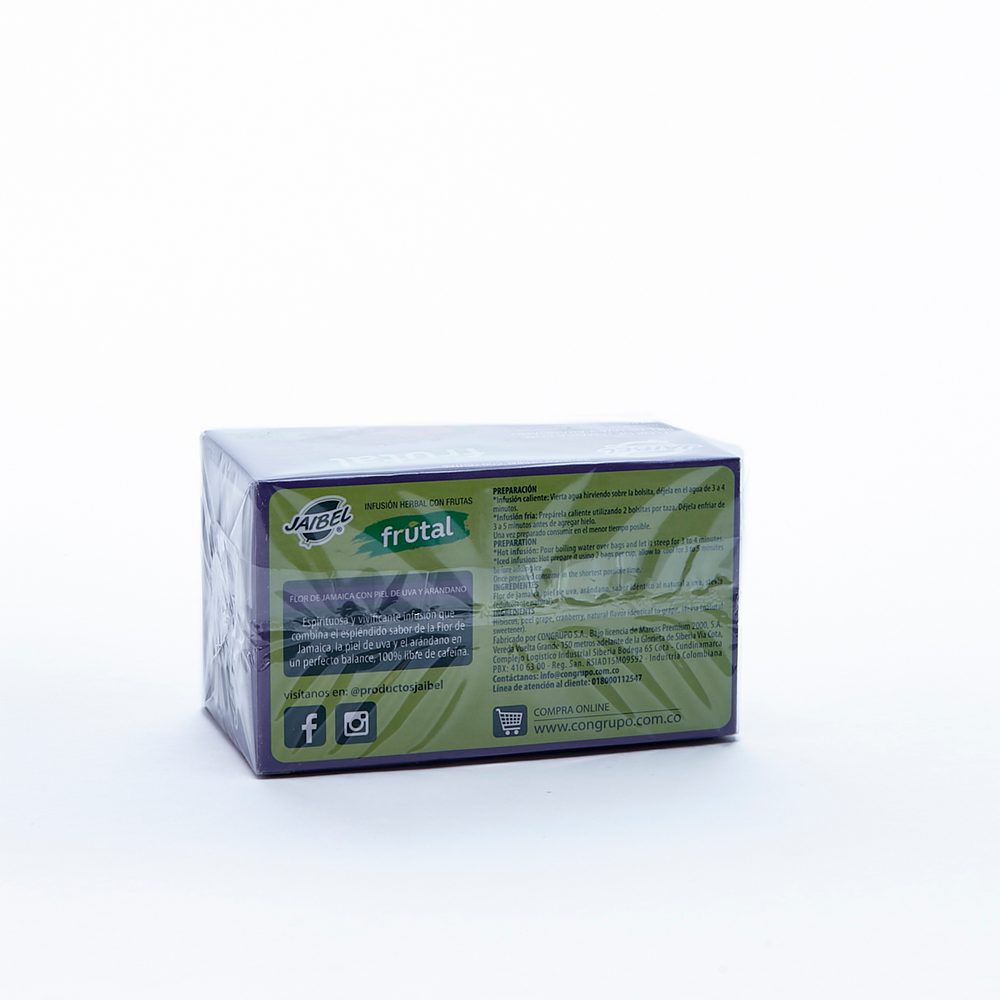Aromatica-Frutal-Flor-De-Jamaica-Piel-De-Uva-Y-Jaibel-Caja-X-20-Bolsas-imagen-2