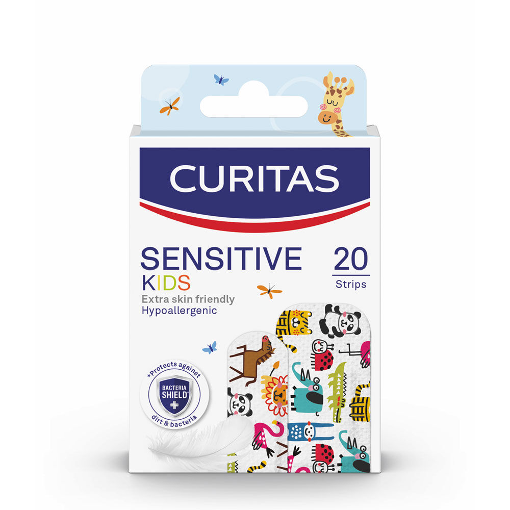 Curitas Sensitive Kids Animales Ref 48781 Caja 20 Hansaplast