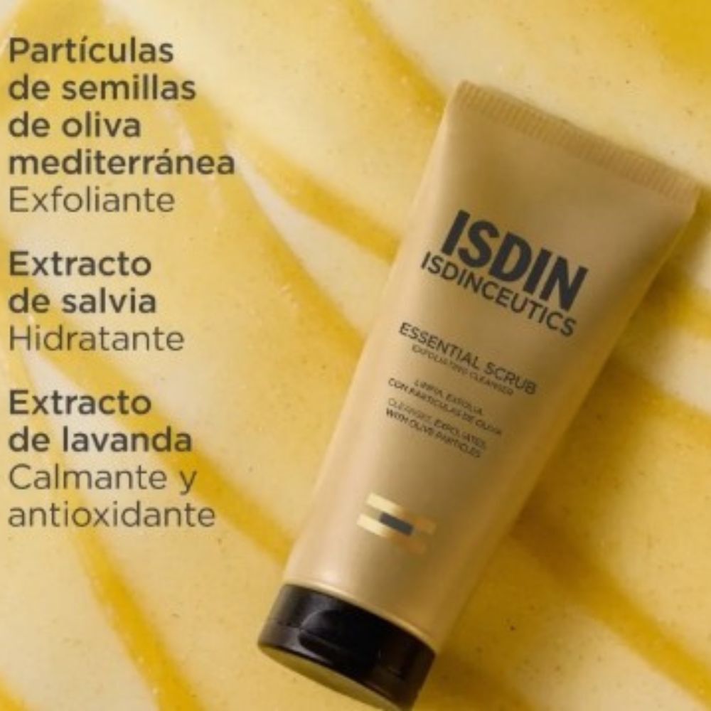 Gel-Limpiador-Facial-Isdinceutics-Essential-Scrub-Tub-X-100Gr-imagen-2