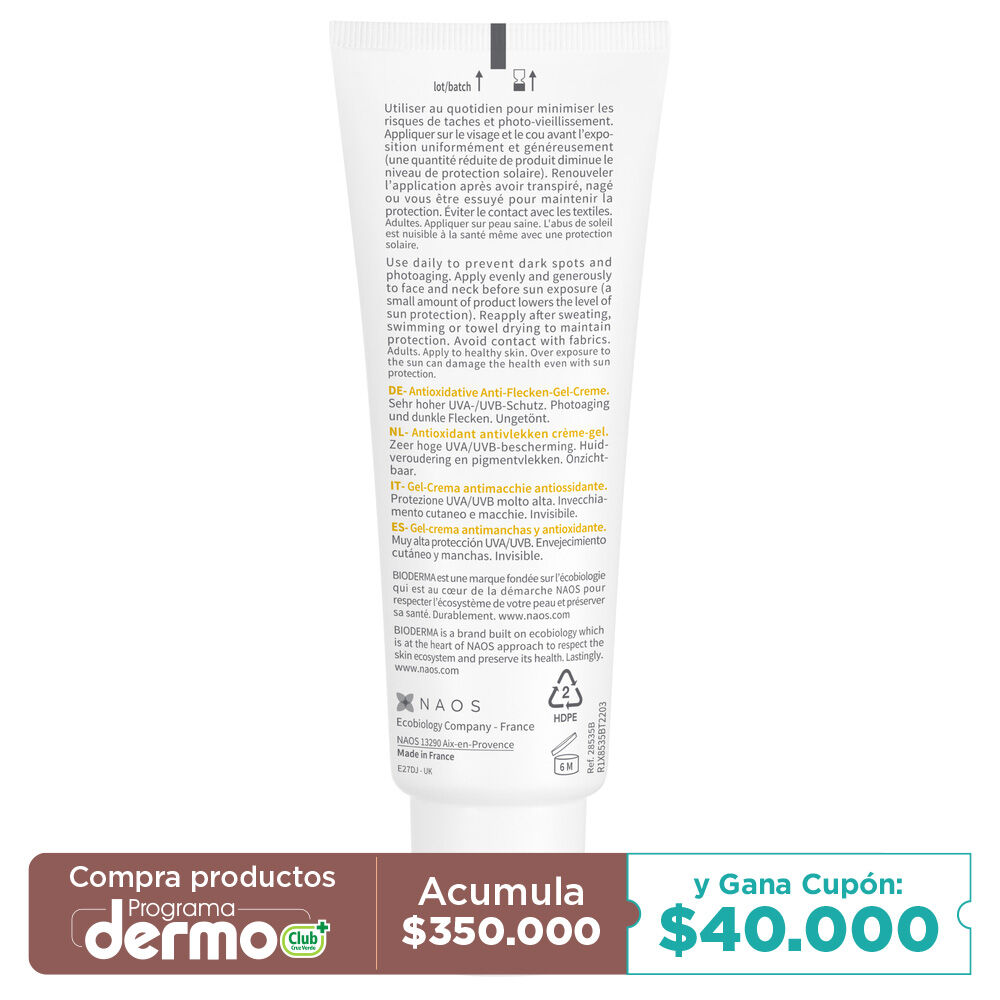 Protector-Solar-Photoderm-Spot-Age-Bioderma-Spf50+-Invisible-Tubo-X-40Ml-imagen-3