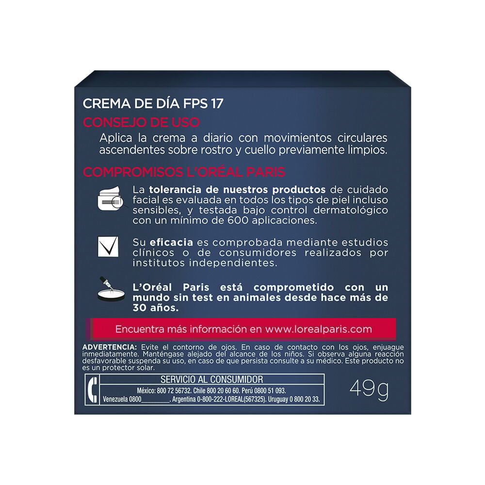 Crema-Dia-Loreal-Paris-Revitalift-Pro-Retinol-Fps-17-Anti-Arrugas-Pote-X-50Ml-imagen-2