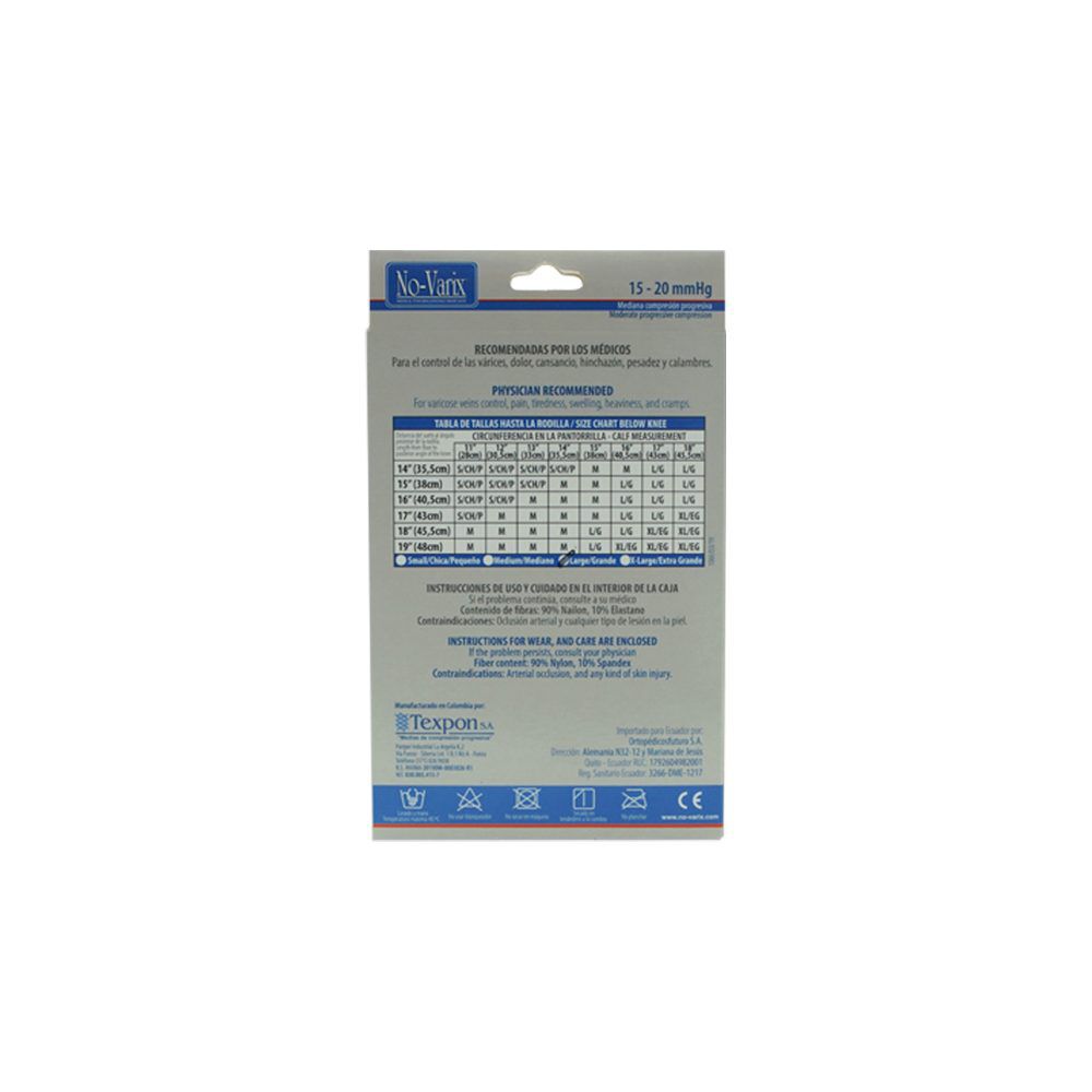 Medias-de-compresi&oacute;n-progresiva-Hombre-15-20-Caja-X-1-Par-No-Varix-Talla-L-imagen-2