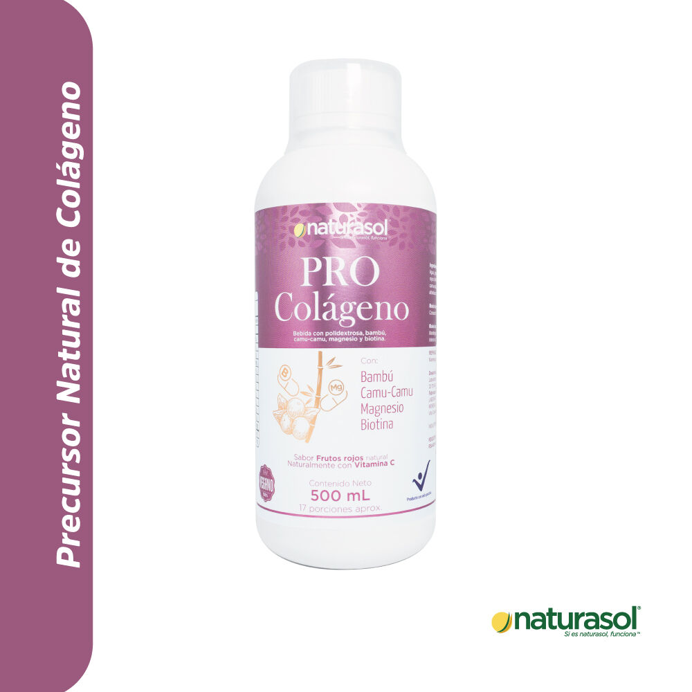 Pro Colageno Naturasol Con Bambu Camu Magnesio Biotina Frasco X 500Ml