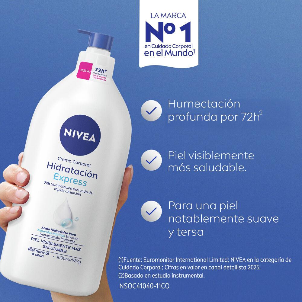 Crema-Corporal-Nivea-Hidrataci&oacute;n-Express-(Piel-Normal)-1000Ml-imagen-4