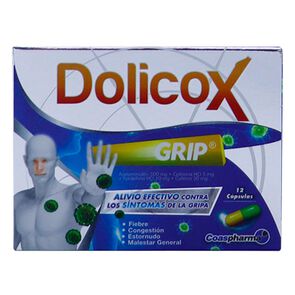 Dolicox-Grip-(500+30+5+10)Mg-C&aacute;psula-Caja-X-12-imagen