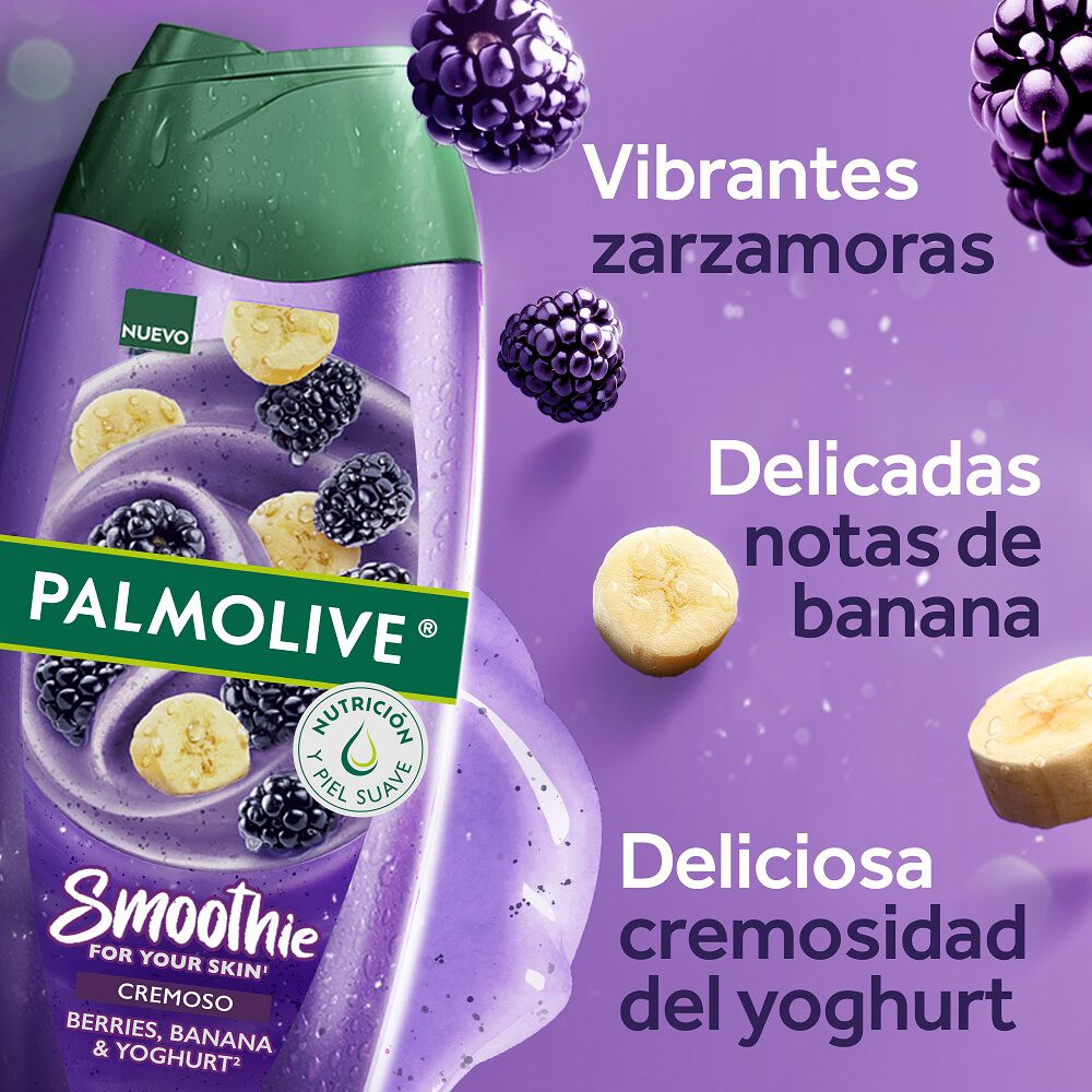 Jabon-Liquido-Corporal-Palmolive-Smoothie-Berries-Banana-Y-Yoghurt-Frasco-390Ml-imagen-5
