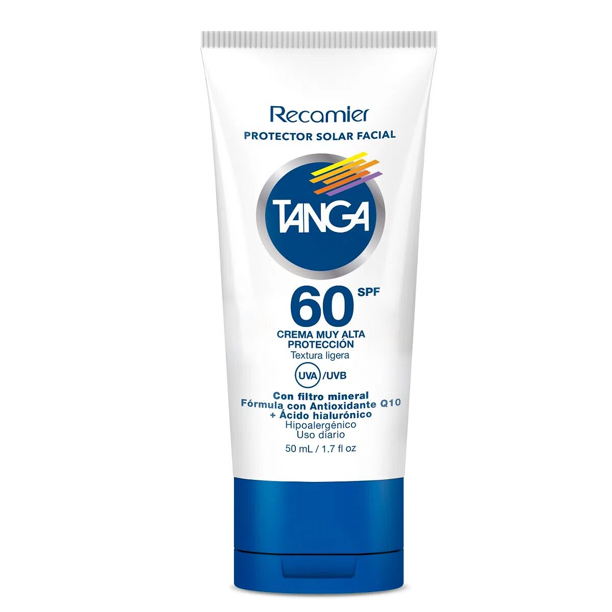 Protector Solar Facial Tanga 60Spf+ Frasco X 50Ml