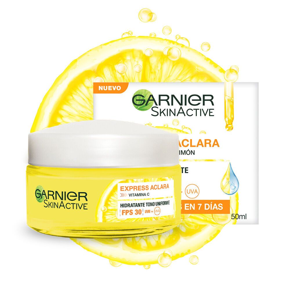 Crema-Hidratante-Express-Aclara-Garnier-Skinactive-Vitamna-C-Y-Limon-Fps-30-Frasco-X-50mL-imagen-3