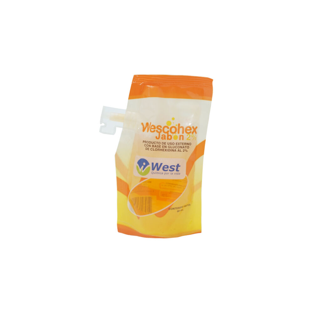 Wescohex-Jabon-2%-Solución-Tópica-Bolsa-X-60ml-imagen-1