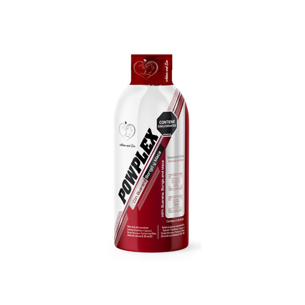 Bebida De Agua Powplex Con Guarana Borojo Y Maca Bote X 500Ml